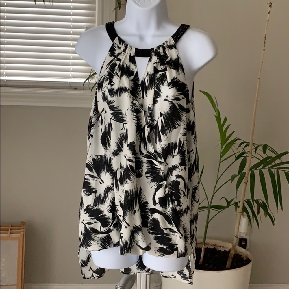 Draped Alfani halter blouse